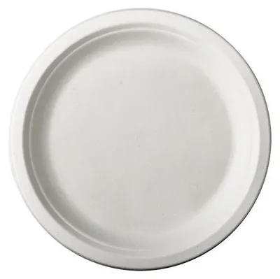 Produktbild von 100 Teller, Zuckerrohr "pure" ungeteilt Ø 26 cm · 2 cm weiss