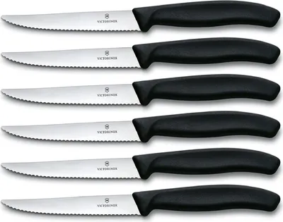 Produktbild von Victorinox Swiss Classic Steakmesser-Set, 6-teilig, schwarz