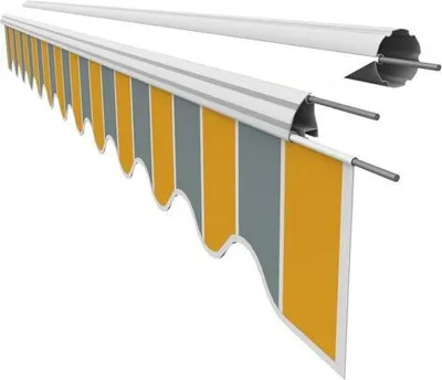 Produktbild von Leudus Markisen Volant für 3m Markisen Markisenbespannung Sonnenschutz Ersatzstoffe Sonnenmarkise fertig genäht (2,82x0.21m, SPD050)