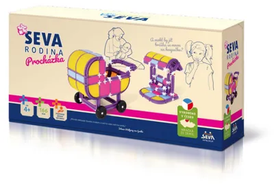 Immagine prodotto di Set di costruzioni SEVA FAMILY Walking in plastica 166pz in scatola 32x17x8cm