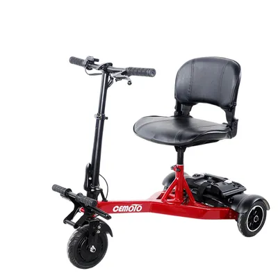 Produktbild von 3-Rad Mobilitätsscooter Elektrorollstuhl für Senioren 250W, 9 km/h, Lithium-Akku, 113 kg Tragkraft, leicht, tragbar, Elektromobil, Elektroscooter