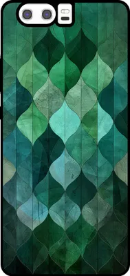 Produktbild von Smartphonica Telefon Fall geeignet für Huawei P10 mit grünen Blättern drucken - TPU Backcover Fall grüne Blätter Design