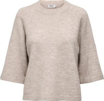 Image de ONLY Pull décontracté à manches 3/4 et col rond Taille : XL