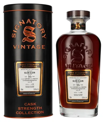 Image de Signatory Vintage GLEN ELGIN 16 Years Old Cask Strength Collection #10 2009 53,6% Vol. 0,7l in Tinbox