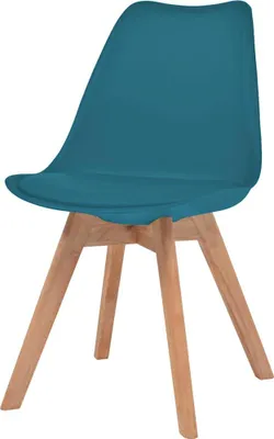 Produktbild von vidaXL Esszimmerstühle 2 Stk. Türkis Kunststoff