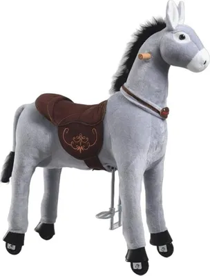 Produktbild von Reittier-Spielzeug Esel M PRO, mechanisch beweglich, Höhe 104 cm, Sitzhöhe 65 cm