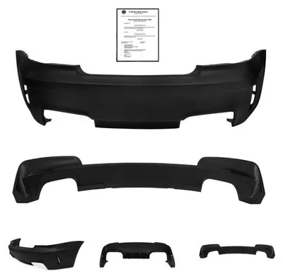 Produktbild von Sport Stoßstange hinten Diffusor Duplex mit ABE* paßt für BMW 1er E82 Coupe