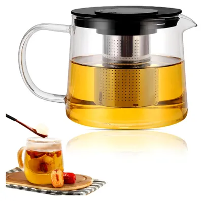Produktbild von Teekanne mit Siebeinsatz, 1500 ML aus Glas