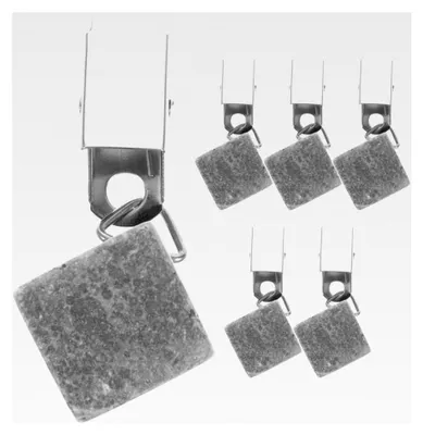 Produktbild von Tischdeckengewichte mit Metallclip, 6 Stück - Kompakte Tischdeckenbeschwerer für Picknick und Camping, windfeste Tischdeckenklammern für Garten und Terrasse