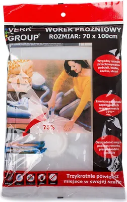 Produktbild von Verk Worek na odzież z przyssawką 70 x 100 cm