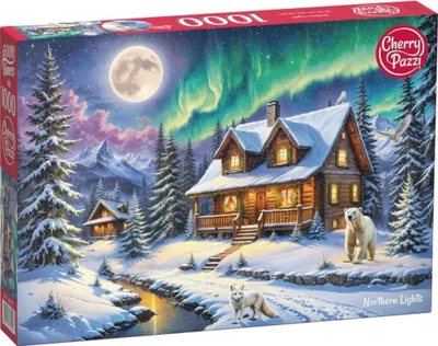Image de CHERRY PAZZI Puzzle aurores boréales 1000 pièces
