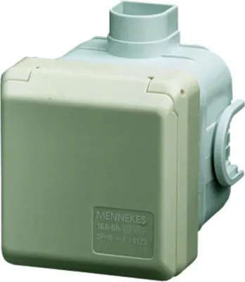 Zdjęcie produktu dla MENNEKES 4125, Szary, IP44, 400 V, 16 A, 50 - 60