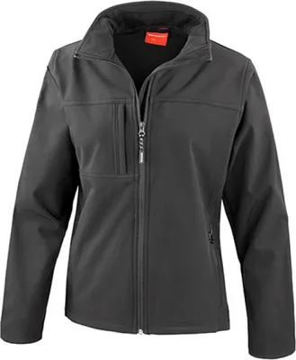 Produktbild von Result R121F | Ladies Classic Soft Shell Jacket - Farbe: Black - Größe: M