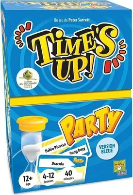 Obrázok produktu pre Time's Up! Party, modrá verzia, spoločenská hra, od 12 rokov, 4–12 hráčov, 40 minút