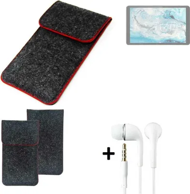 Produktbild von K-S-Trade Handy Schutz Hülle kompatibel mit Huawei Enjoy 20 5G Schutzhülle Handyhülle Filztasche Pouch Tasche Case Sleeve Filzhülle dunkelgrau