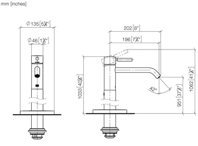 Produktbild von Dornbracht 22584660-42 Waschtisch-Einhandbatterie mit