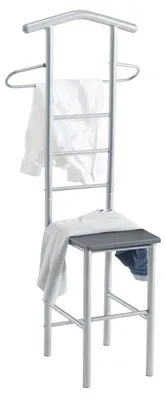 Produktbild von Herrendiener Stummer Diener Kleiderständer JIVO, in grau anthrazit,121 cm, Garderobe mit Hosenbügel