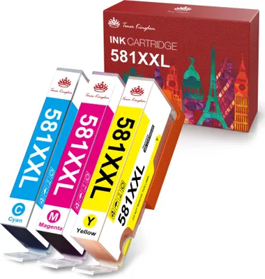 Produktbild von 3PK 580 XXL 581 XXL Druckerpatronen als Ersatz für Canon PGI-580 CLI-581 Kompatibel für Pixma TR7550 TR8550 TS705 TS6150 TS6151 TS6250 TS6350 TS8150
