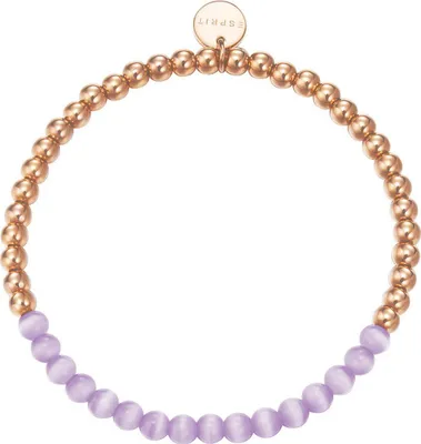Produktbild von Esprit Damen Armband Edelstahl Rosegold/lila Spheres ESBR11641E165