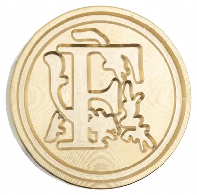 Produktbild von DIYQueen Buchstabe F Stempelkopf für Siegellack