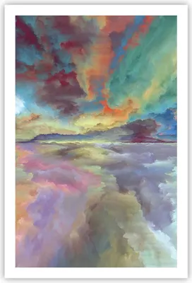 Produktbild von Poster - Poster ohne Rahmen - Abstraktion modern - 61x91,5 cm - Wand Bild - Wanddeko - Wandbilder - Kunstposter - Wandposter - Bilder - Kunstdruck - Wanddekoration - Wandbild - P2XPA61x91-4027