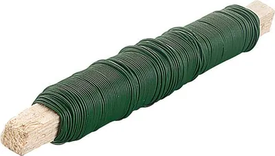 Produktbild von Wickeldraht 0,65mmx35m moosgrün Packung mit 10 Stück