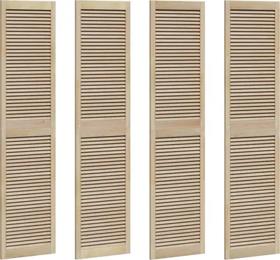 Image de Porte de Cabinet avec porte 4 pcs Naturel 201 x 2,1 x 49,5 cm