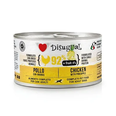 Obrázok produktu pre Disugual Dog Fruit Konzerva Kura a ananás 150 g