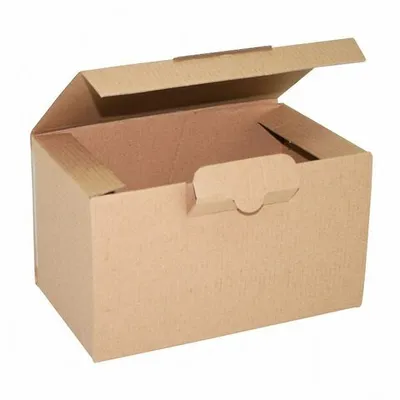 Produktbild von 100x Versandkarton 190x110x110mm schnelle Aufrichtung mit Steckverschluss braun
