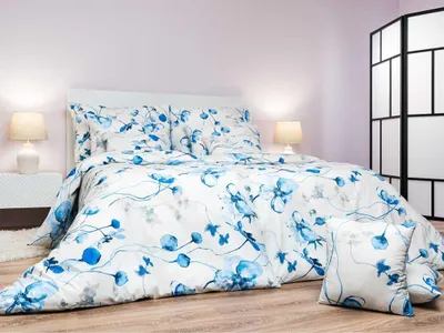 Obrázek produktu pro Povlečení krep Bloom elegance banán 140x200, 70x90 cm