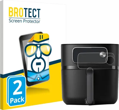 Produktbild von 2x Für Philips Airfryer HD9876/90 Schutzfolie BROTECT Displayschutz Display Schutz Folie Klar Transparent
