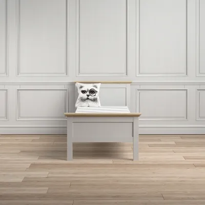 Obrázek produktu pro Postel Paris 90x200 bílá/dub 77801