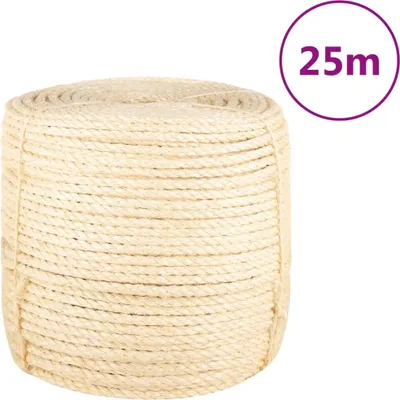 Image de Corde 100 % sisal 8 mm 25 m