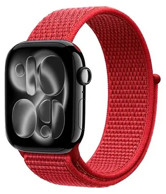 Zdjęcie produktu dla Crong CRG40NLBRDF, Pasek od zegarka, Apple, Series 1/2/3/4/5/6/7/8/9/10/11/SE/SE 2/SE 3 (38/40/41/42 mm), Nylon