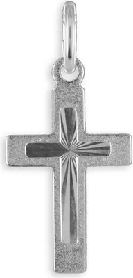 Produktbild von Kreuz Kette 925 Silber diamantiert Anhänger ohne Kette