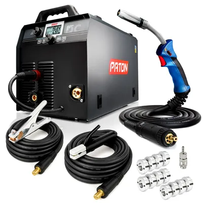 Produktbild von PATON StandardMIG-350A–400V – Profi Kombigerät Schweißen 3-in-1: MIG/MAG, MMA, TIG LIFT, Schutzgasschweißgerät und Fülldraht Schweißgerät, Automatik