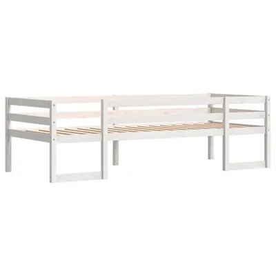 Produktbild von Kinderbett Weiß 90x190 cm Massivholz Kiefer