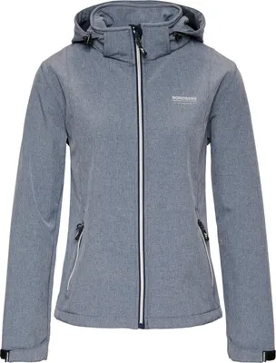 Produktbild von Nordberg Rinda - Softshell Outdoor Sommerjacke Damen - Hellblau Melange - Größe S