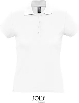 Produktbild von SOLs 11338 | Damen Poloshirt Passion - Farbe: White - Größe: XL