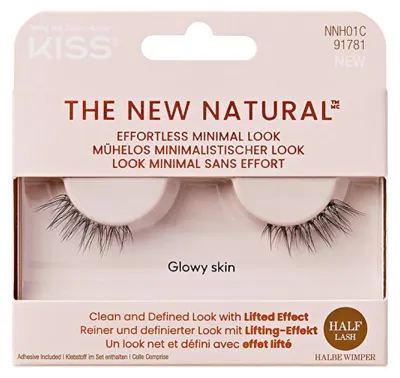 Produktbild von KISS The New Natural False Eyelashes Half Strip Lash 01 1 Pair