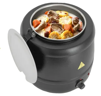 Obrázok produktu pre Polievkový hrniec, objem 10 l, elektrické ohrev, čierny