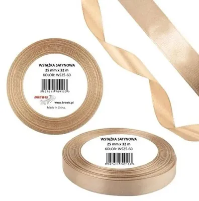 Obrázok produktu pre Saténová stužka, 25 mm / 32 m - Brewis