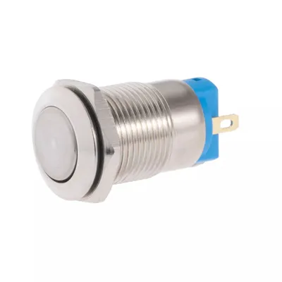 Obrázek produktu pro T-LED Vypínač tlačítkový M12 250V/5A kovový 113102