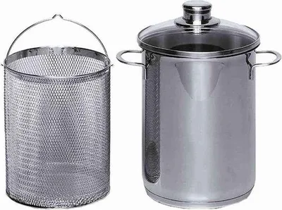 Zdjęcie produktu dla Garnek ze stali nierdzewnej 16 cm, pojemność 42 l, do świeżych warzyw