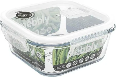 Productafbeelding van Transparante Voorraaddoos van Borosilicaatglas - 80 ml