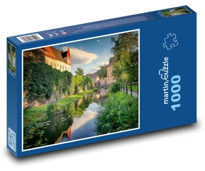 Produktbild von Puzzle 1000 Bürgerlicher Burggraben - martinpuzzle