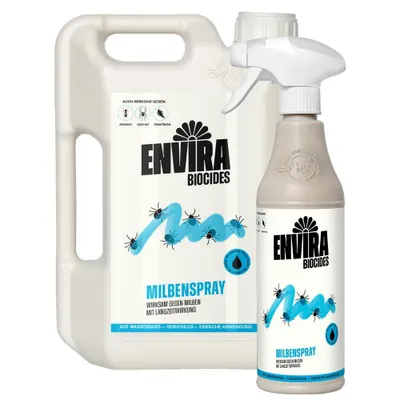 Produktbild von Envira Milben Abwehrspray im Nachfüllpack 2L + 500ml