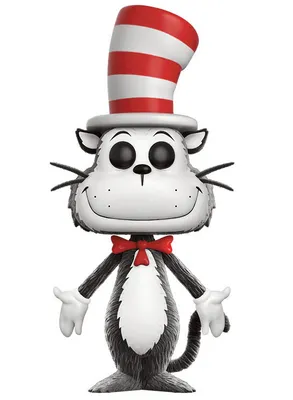 Produktbild von Funko Dr. Seuss Cat in the Hat POP! Figur Flocked 9 cm FK12509