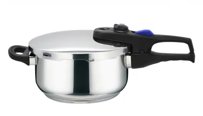 Image de ELO Praktika Plus Autocuiseur en acier inoxydable à économie d'énergie, induction, couleur argent, 4 l