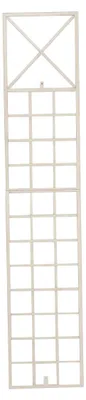 Produktbild von CLP Rankgitter Trigo 200 cm hoch Rankhilfe zur Wandbefestigung in modernem Stil | Farbe antik-creme